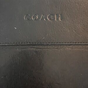 Coach Black Leather Tablet Cover